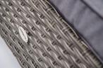 Fotel technorattanowy Perata - Dark Grey