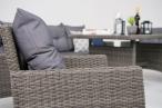 Fotel technorattanowy Perata - Dark Grey