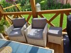 Fotel technorattanowy Cofete – Grey