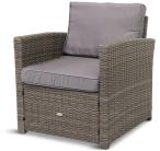 Fotel technorattanowy Cofete – Dark Grey