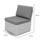 Moduł środkowy Cofete – Grey
