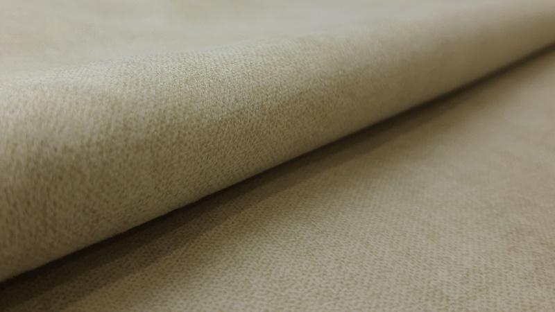 Beżowa tkanina welurowa Cloud 03