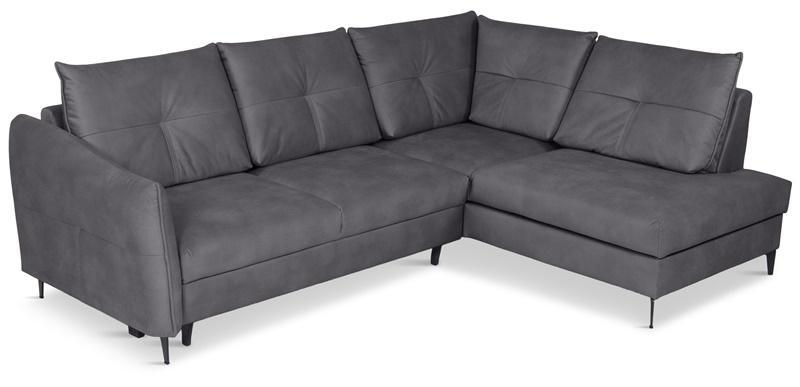 Narożnik Cento w ciemnoszarej tkaninie Letto 97