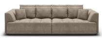 Kanapa Tiga Bigsofa z elektrycznie wysuwanym siedziskiem 302x137cm cappuccino - Riviera 16