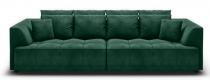 Kanapa Tiga Bigsofa z elektrycznie wysuwanym siedziskiem 302x137cm ciemnozielona - Riviera 38