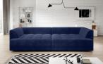 Duża granatowa kanapa Tiga Bigsofa z elektryczną regulacją siedziska 302x137cm Riviera 81