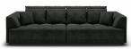 Szeroka ciemnoszara sofa z wysuwanym siedziskiem Tiga Bigsofa 302x137cm Riviera 96
