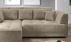 Narożnik Tiga z elektrycznie regulowanym siedziskiem 286x207cm lewy cappuccino - Riviera 16