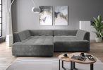 Elektrycznie wysuwany narożnik Tiga 286x207cm lewy Riviera 91