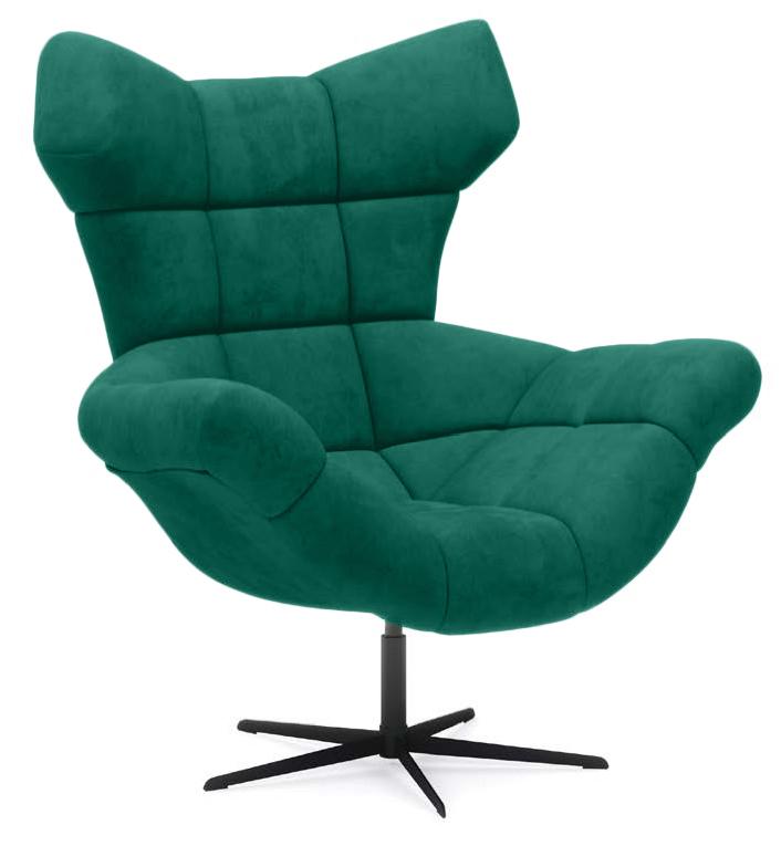 zielony wygodny fotel Sensi do salonu