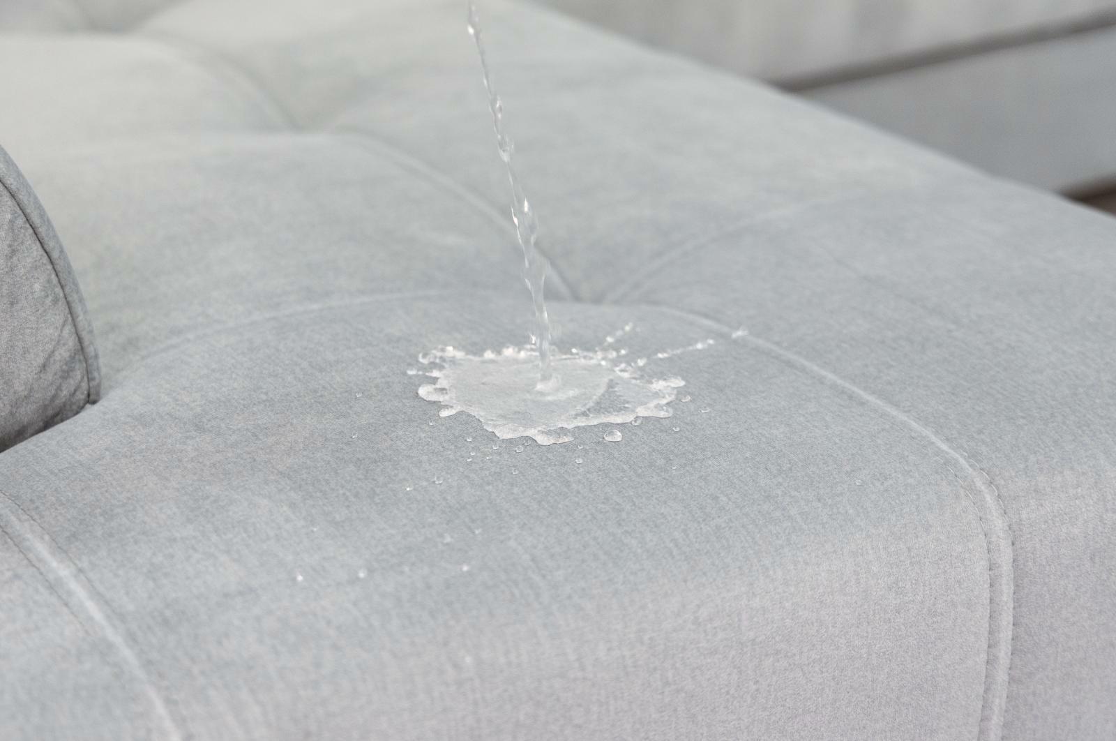 wodoodporna tkanina welurowa tapicerka narożnika