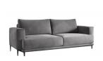 Szara sofa rozkładana na nóżkach Dalia 260x95 cm