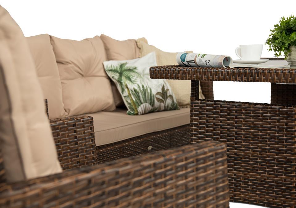 technorattanowe meble obiadowe