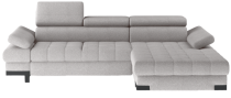 Jasnoszary narożnik Selva Mini 270x173cm z funkcją spania prawy – Austin 17