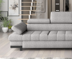 Jasnoszary narożnik Selva Mini 270x173cm z funkcją spania prawy – Austin 17