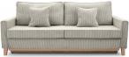 Sztruksowa sofa Aris beżowa 214x104cm