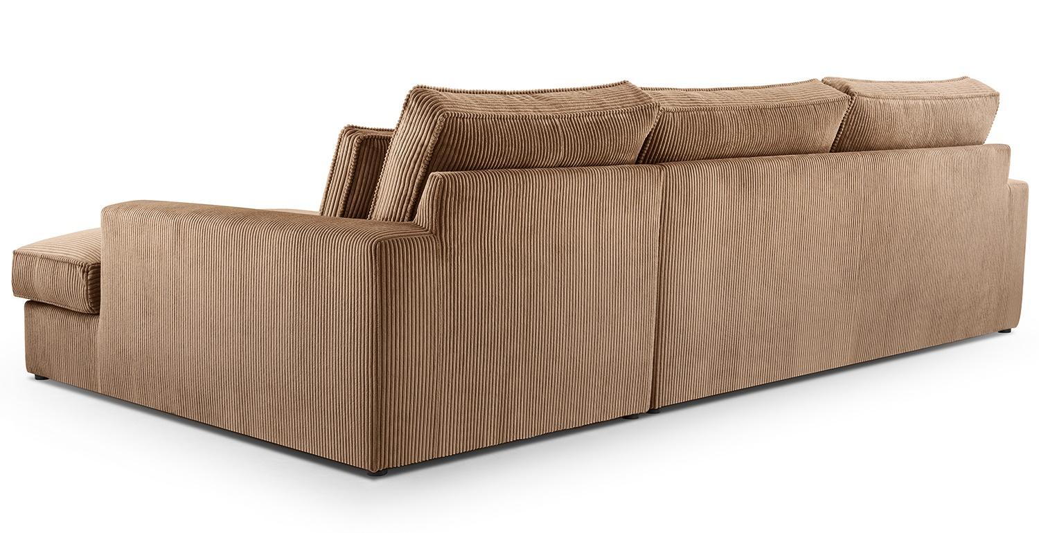 narożnik z tapicerowanym tyłem