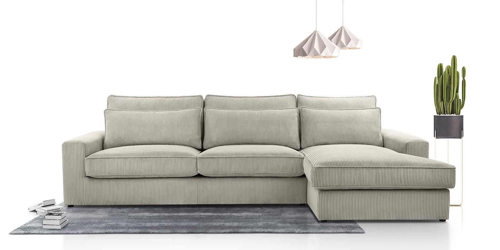 beżowa rogówka do salonu Cleo