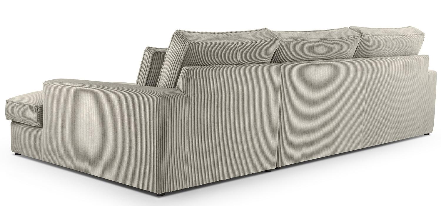 narożnik z tapicerowanym tyłem