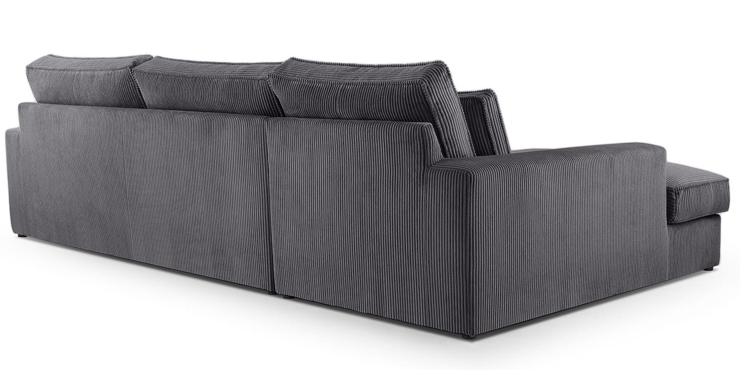 narożnik z tapicerowanym tyłem