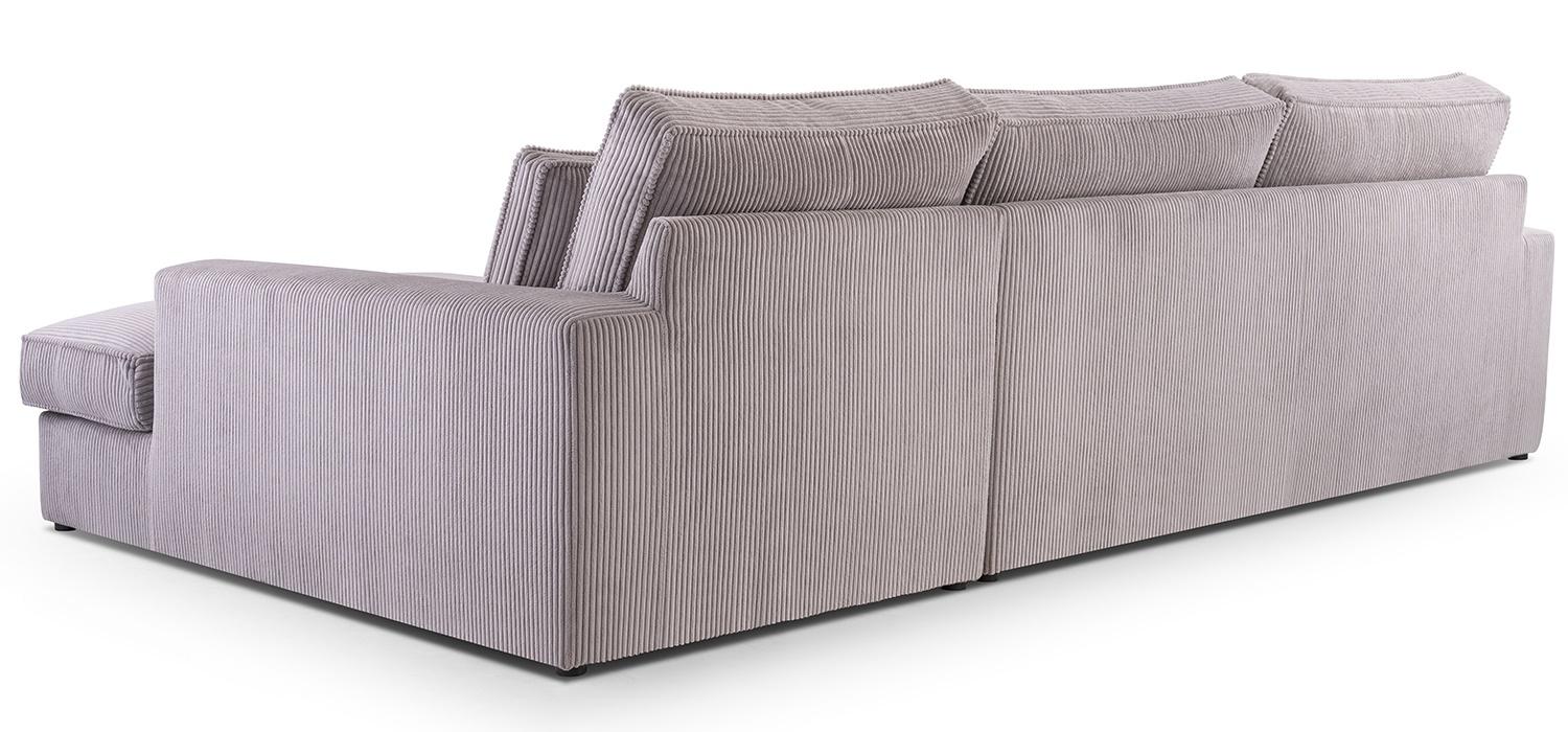 narożnik z tapicerowanym tyłem