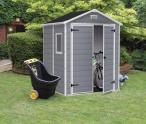 Domek do ogrodu Keter Manor 6x5DD w kolorze grey manor