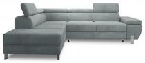 Narożnik Molina L 263x210 cm Royal Velvet 19 szary lewy
