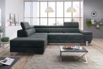 konkurencja »Narożnik Molina L 263x210 cm Royal Velvet 19 szary lewy