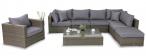 Technorattan meble ogrodowe Nilamito VIII Melange Grey + fotel