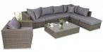Technorattan meble ogrodowe Nilamito VIII Melange Grey + fotel