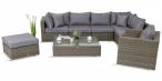 Technorattan meble ogrodowe Nilamito VIII Melange Grey + fotel