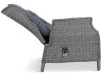 Fotel technorattanowy Laritto z regulacją - Grey - 2szt
