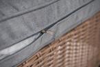Fotel technorattanowy Laritto z regulacją - Brown - 2szt