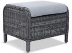 Pufa technorattanowa Laritto - Antracite - 2szt
