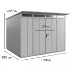 Hormann Berry Modern szopa ogrodowa 303x238cm Typ 3 podwójne drzwi