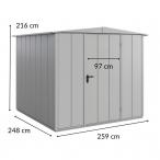 Domek ogrodowy Hormann - Berry Modern 238x238cm Typ 2 dwuspadowy dach