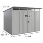 Hormann Berry Classic Domek Blaszany Typ 3 303x238cm podwójne drzwi