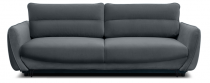 Grafitowa welurowa sofa 236cm z funkcją spania i pojemnikiem Silva - Nube 06
