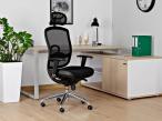Fotel biurowy obrotowy VIP Black regulowany