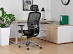 Fotel biurowy obrotowy VIP Black regulowany