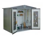 Biohort domek metalowy Europa 3 kwarcowy szary 244x156cm