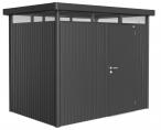 Domek ogrodowy metalowy Biohort HighLine H2 ciemno-szary 275x195cm