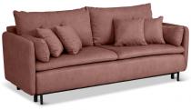 Różowa Sofa Asti z poduszkami 215x96cm - Cloud 63