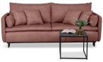 Różowa Sofa Asti z poduszkami 215x96cm - Cloud 63