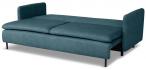 Welurowa Sofa Asti z funkcją spania i pojemnikiem 215x96cm petrol - Cloud 75