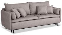 Rozkładana Sofa Asti z poduszkami 215x96cm Cloud 81 - jasnoszara
