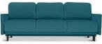 Welurowa Sofa Solo rozkładana z pojemnikiem 212x97 cm Solo 260 - petrol