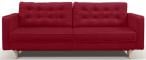 Bordowa sofa Tivoli z funkcją spania i schowkiem 224x97cm Riviera 61