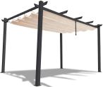 Aluminiowa pergola ogrodowa 3x4 Kirn Beż