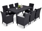 Zahradní sestava TG8 Furnivo v grafitové barvě stůl + 8 židlí